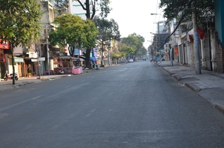 Đường Võ Thị Sáu không còn cảnh kẹt xe như mọi ngày