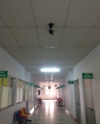 Hệ thống camera quan sát được lắp đặt tại khoa sản của Bệnh viện quận 2