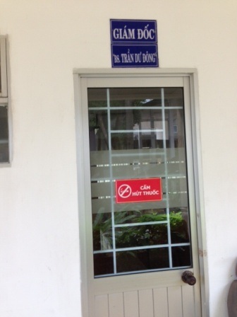 Phòng giám đốc Bệnh viện quận 7 đóng cửa suốt 2 ngày nay