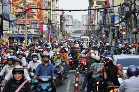 Các tuyến đường quanh cầu Kiệu kẹt xe ngày đầu tuần - 1 Kẹt xe nghiêm trọng tại các tuyến đường xung quanh cầu Kiệu trong chiều 10/2