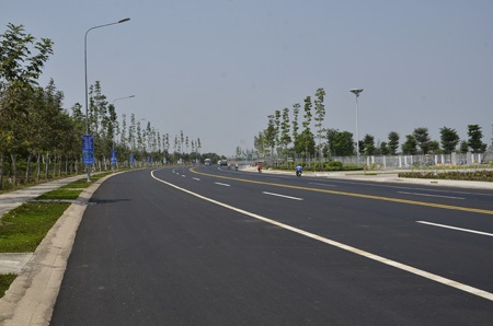 Ngắm trung tâm hành chính bề thế tại TP mới Bình Dương - 14 Những tuyến đường mới dẫn vào khu trung tâm hành chính rất khang trang.