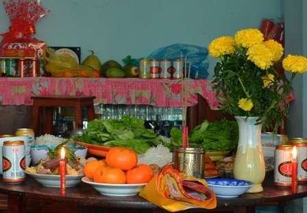 Những mâm cơm cúng tiễn ông bà từ đơn giản đến cầu kỳ