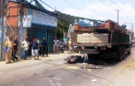 Hiện trường vụ tai nạn