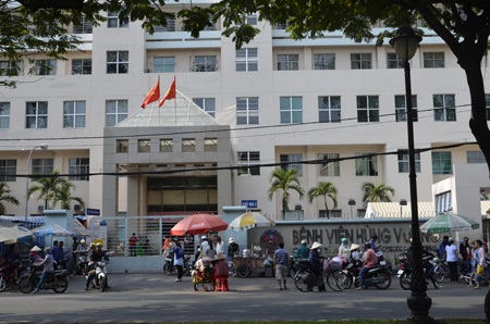 Công an xác nhận vụ chiếm đoạt trẻ em ở Bệnh viện Hùng Vương - 1 Bệnh viện Hùng Vương - nơi vừa xảy ra vụ bắt cóc trẻ sơ sinh