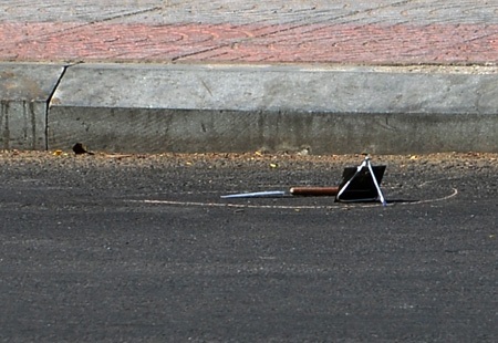 Con dao nhọn nghi là hung khí gây án tại hiện trường