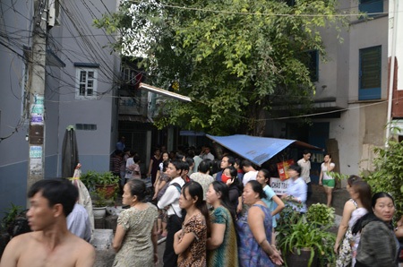 Nhiều người dân trong hẻm 162 được phen hoảng loạn