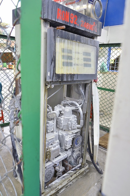 Trụ xăng số 1 nơi phát nổ