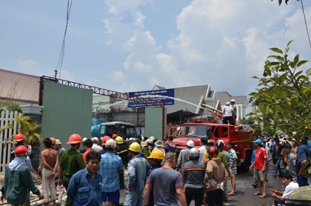 Hiện trường vụ cháy