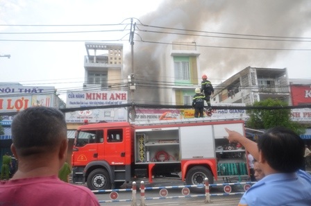 Hiện trường vụ cháy