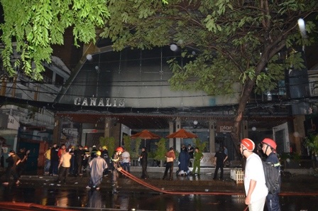 Hiện trường vụ cháy