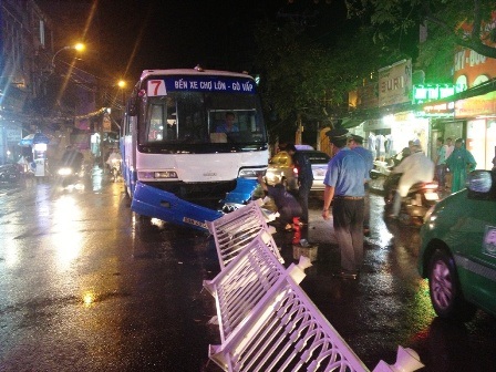 Hiện trường vụ tai nạn