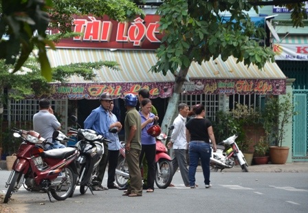 Công an có mặt ghi nhận vụ việc