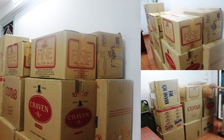 Trùm thuốc lá lậu tại chợ Học Lạc bị bắt giữ - 2 Tang vật mà công an thu giữ