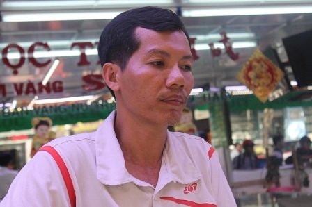 Anh Đặng Văn Hiệp kể lại sự việc với PV