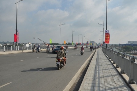 Cầu Hóa An được đưa vào sử dụng trong sáng nay