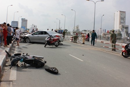 Hiện trường vụ tai nạn