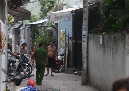 Con hẻm nơi Tài bị nhóm giang hồ truy sát