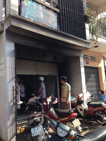 Ngôi nhà xảy ra cháy