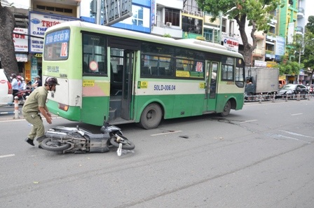 Hiện trường vụ tai nạn