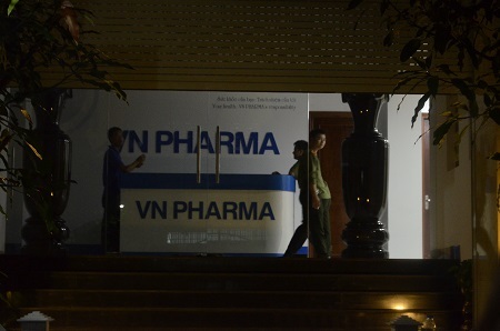 Cơ quan An ninh điều tra (Bộ Công an) khám xét Công ty Cổ phần VN Pharma vào tối 19/9