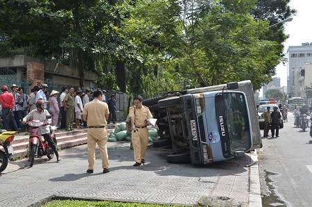 Hiện trường vụ tai nạn