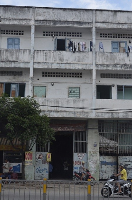 Khu nhà trọ nơi xảy ra vụ truy sát