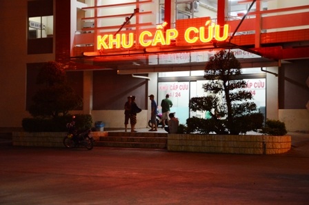 Khu cấp cứu bệnh viện Triều An nơi anh Duyên bị đánh trọng thương rồi tử vong sau đó