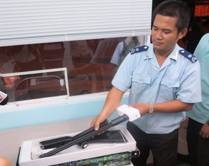 Số súng hơi bị cơ quan chức năng thu giữ