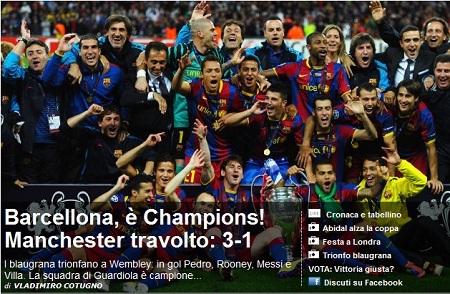 Báo giới châu Âu ngả mũ trước Barcelona - 2