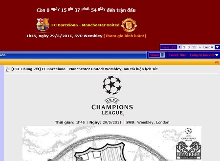 Cộng đồng mạng háo hức đón CK Champions League - 2