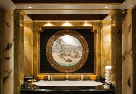 Lóa mắt với sự xa hoa trong phòng khách sạn đắt nhất thế giới