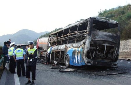 Tai nạn giao thông tại Trung Quốc thường xuyên xảy ra