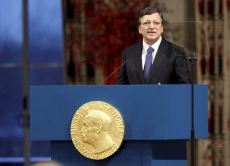 Chủ tịch EC Baroso trong diễn văn nhận giải