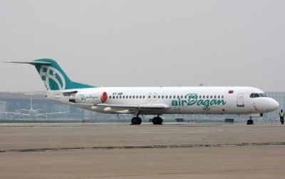 Một chiếc Fokker-100 của Air Bagan