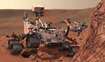 NASA sẽ phóng thêm tàu thăm dò lên sao Hỏa - 1 Tàu thăm dò Tò mò trên sao Hỏa