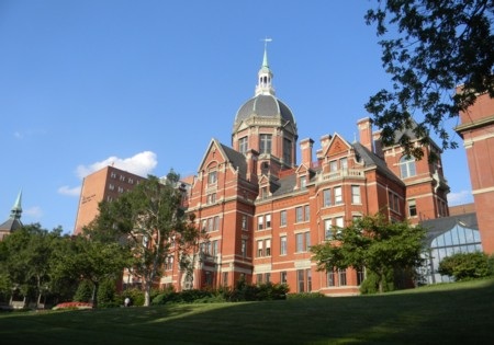Một góc đại học Johns Hopkins