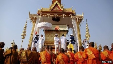 Lễ an táng ông Sihanouk được cử hành trang trọng