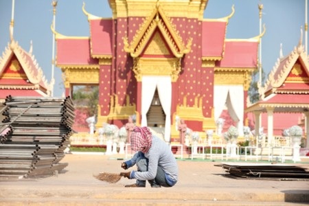 Nơi cựu vương Syhanouk được hoả táng