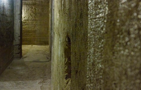 Phát hiện hầm ngầm tuyệt mật của trùm phát xít Italia Mussolini - 2 Một phần hầm ngầm bí mật vừa được phát hiện