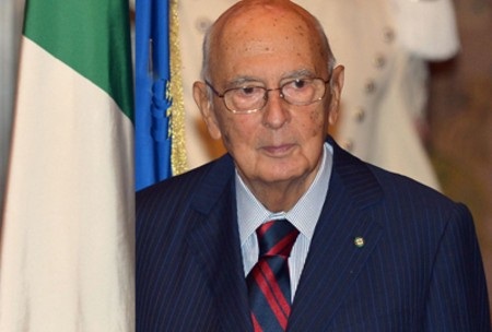 Không thành lập được chính phủ, Tổng thống Italia mất chức - 1 Ông Giorgio Napolitano sẽ sớm bị thay thế