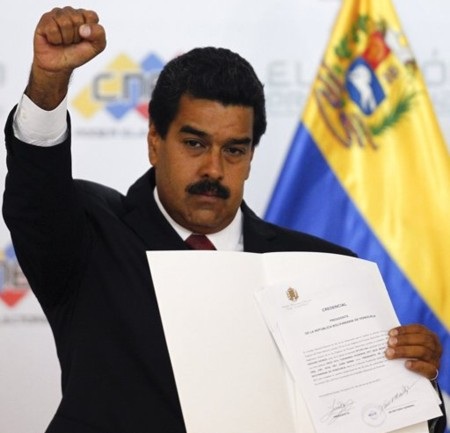 Ông Maduro nhận văn bản xác nhận đắc cử