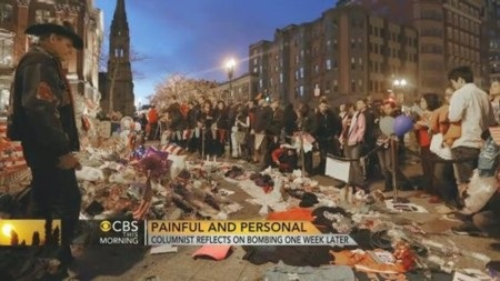 Nghi phạm đánh bom Boston bị tín ngưỡng “xúi giục” - 2 Boston tưởng niệm các nạn nhân 1 tuần sau vụ nổ