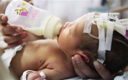 Em bé đã được giải cứu và trong tình trạng sức khỏe tốt