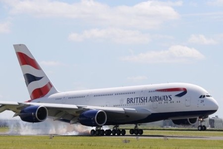British Airways trình diễn chiếc A380