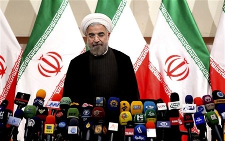 Iran đánh tín hiệu sẵn sàng ngừng làm giàu uranium - 1 Tân tổng thống Iran Rowhani được đánh giá là người ôn hòa