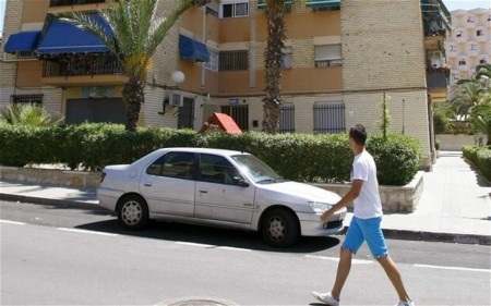 Tòa nhà nơi bé sơ sinh được giải cứu