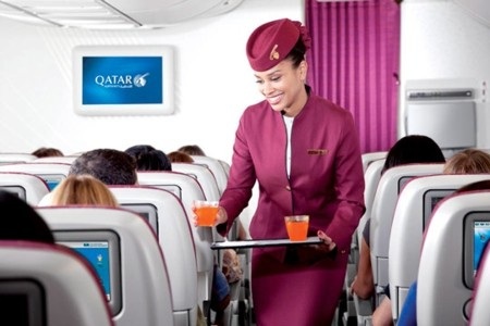 Top 10 hãng hàng không tốt nhất thế giới 2013 - 3 2. Qatar Airways (thứ hạng 2012: 1)