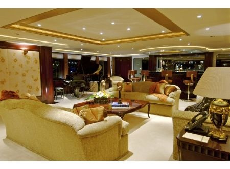 Vẻ lộng lẫy khó cưỡng của siêu du thuyền 2200 tỷ đồng - 10 Phòng khách lộng lẫy