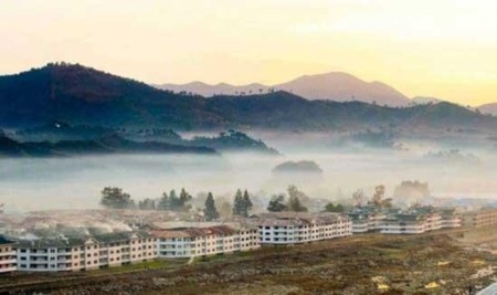 Một góc khu du lịch núi Kumgang