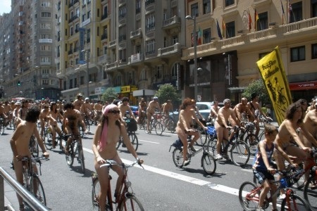 Mexico: Hàng nghìn người khỏa thân đạp xe tập thể - 2 ...và tại Mexico City